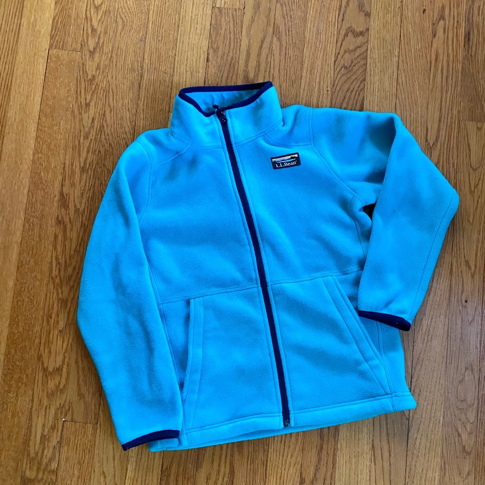 NWOT LLBean Girls Fleece Jacket